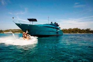 Blue Ice -  At Anchor